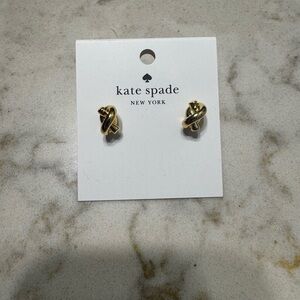 Kate Spade Gold-Tone Knot Stud Earrings